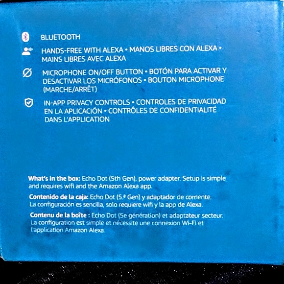 Alexa Echo Dot 5th Generation. Glacier White. - Picture 6 of 6